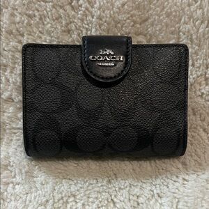 Coach Signature Black Wallet